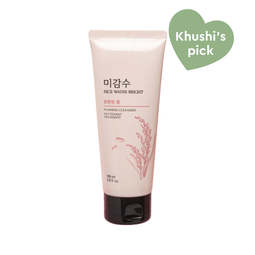 THE FACE SHOP - RICE WATER BRIGHT FACIAL FOAMING CLEANSER