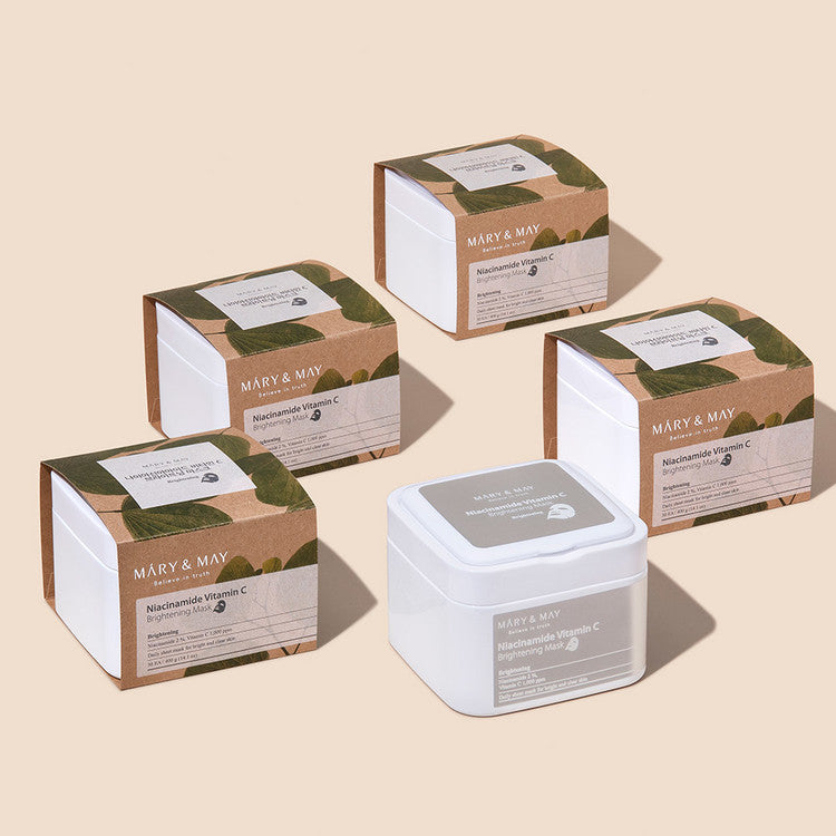 MARY & MAY -NIACINAMIDE VITAMIN C BRIGHTENING MASK