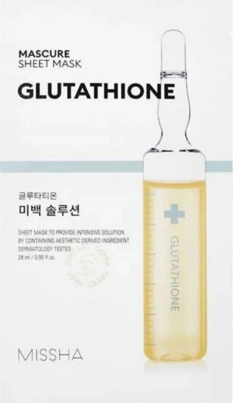 MISSHA - GLUTATHIONE MASCURE WHITENING SOLUTION MASK