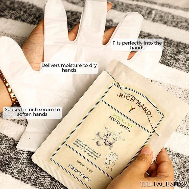 THE FACE SHOP - RICH HAND V SPECIAL CARE HAND MASK