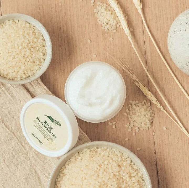 SKINFOOD - RICE DAILY BRIGHTENING MASK WASH OFF