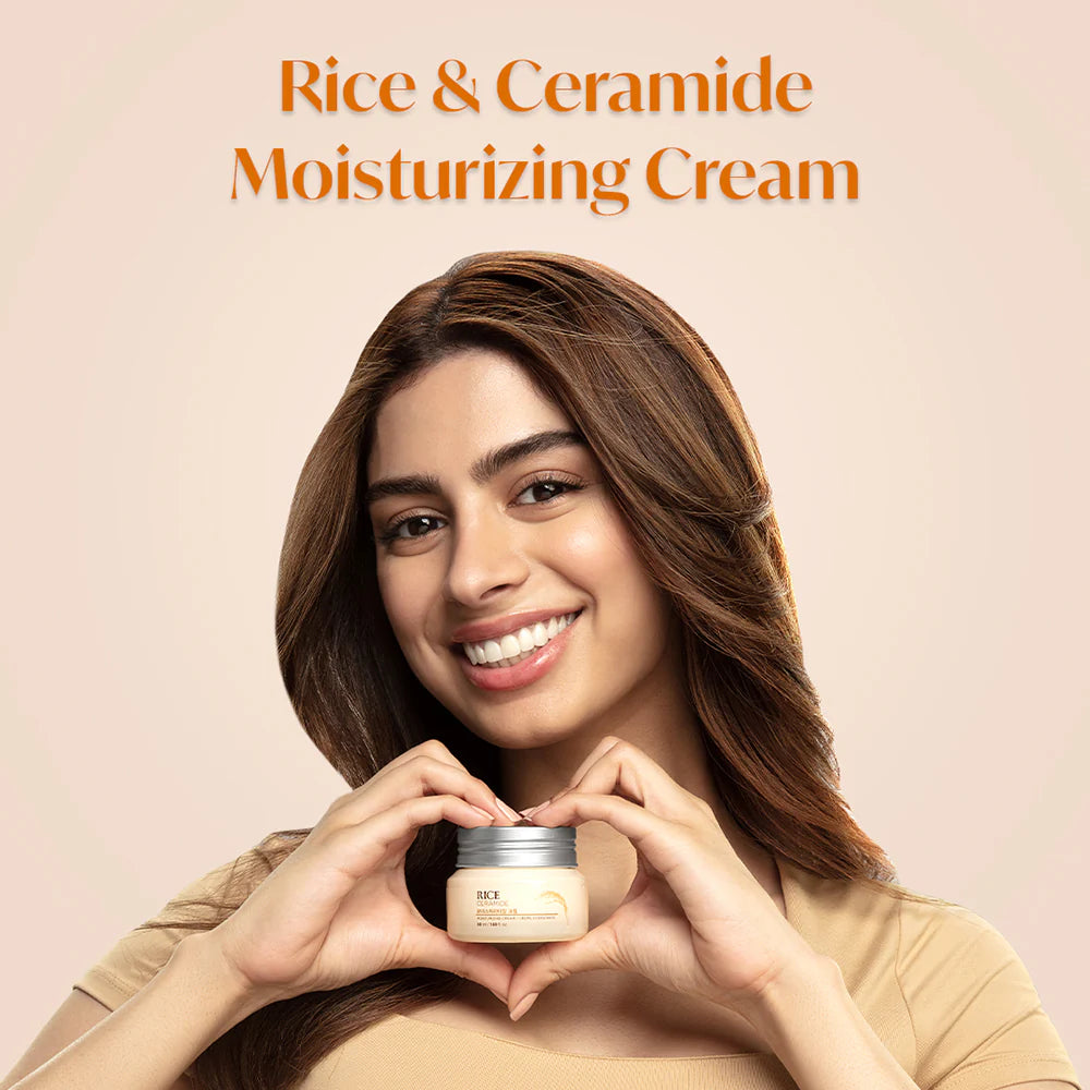 THE FACE SHOP - RICE & CERAMIDE MOISTURIZING CREAM