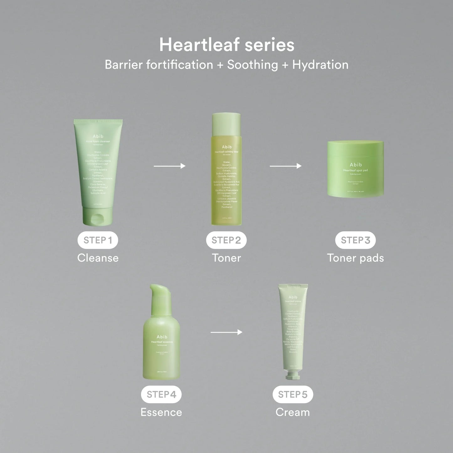 ABIB - HEARTLEAF CREME CALMING TUBE