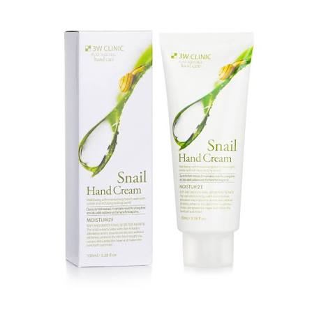 3W CLINIC - CRÈME HYDRATANTE POUR LES MAINS A LA BAVE D'ESCARGOT