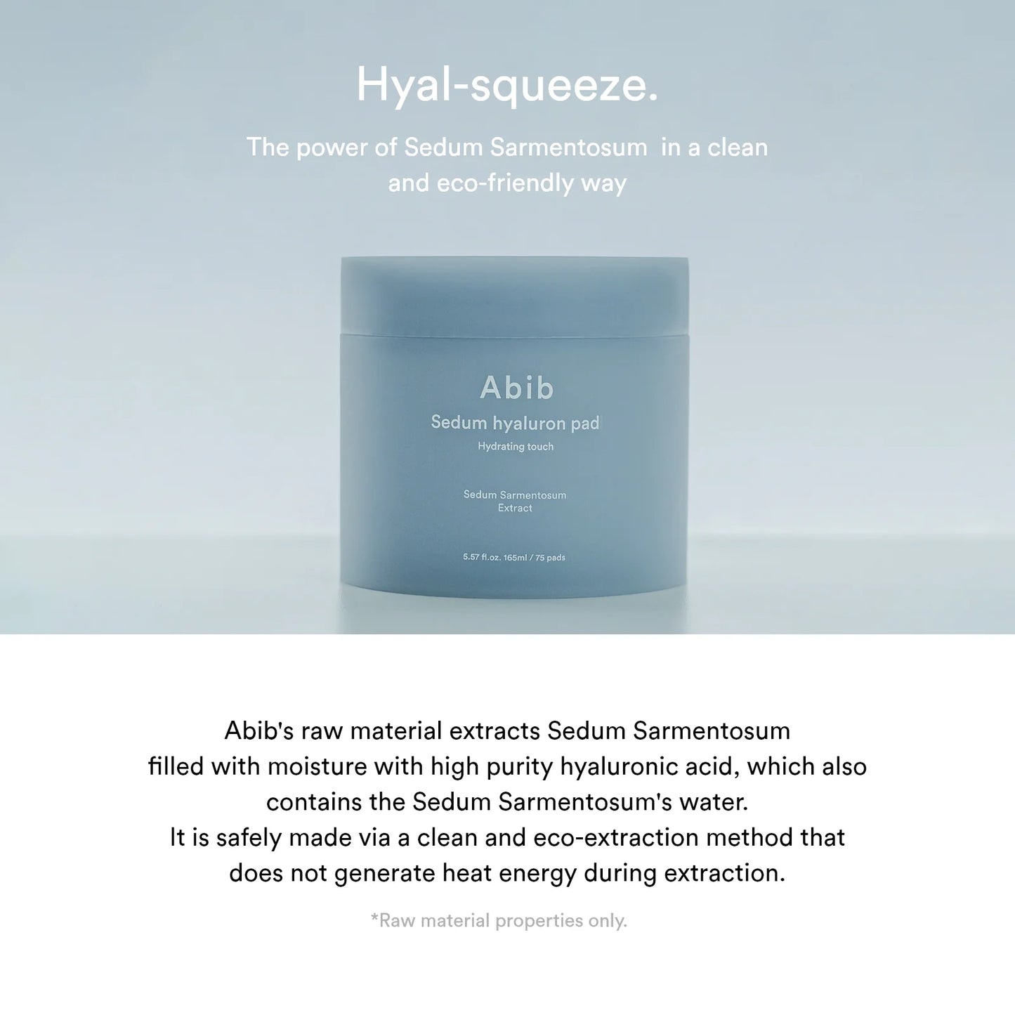 SEDUM HYALURON PAD HYDRATING TOUCH (75ea)