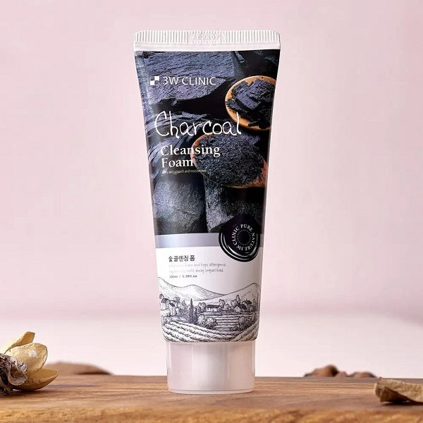 3W CLINIC - MOUSSE NETTOYANTE AU CHARBON