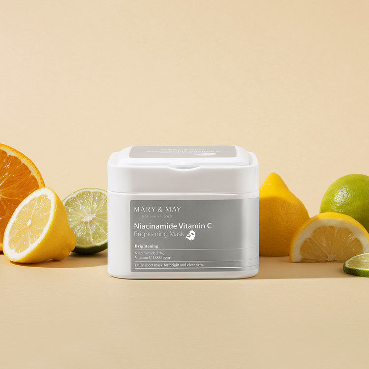 MARY & MAY -NIACINAMIDE VITAMIN C BRIGHTENING MASK