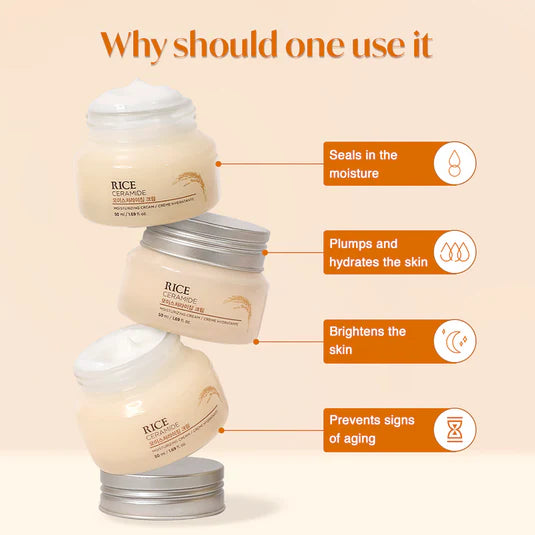 THE FACE SHOP - RICE & CERAMIDE MOISTURIZING CREAM