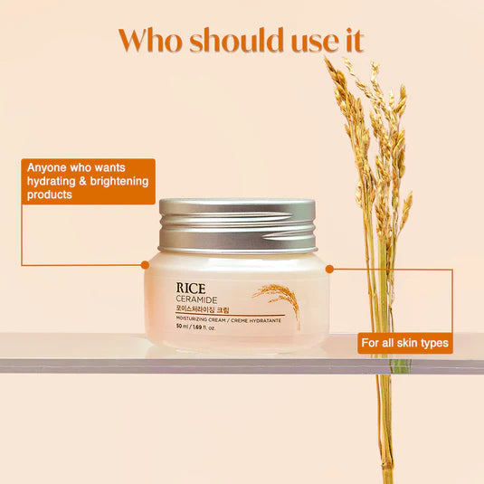 THE FACE SHOP - RICE & CERAMIDE MOISTURIZING CREAM