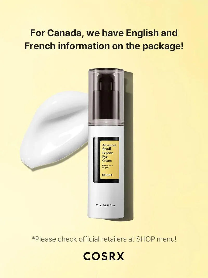 COSRX - ADVANCED SNAIL PEPTIDE EYE CREAM