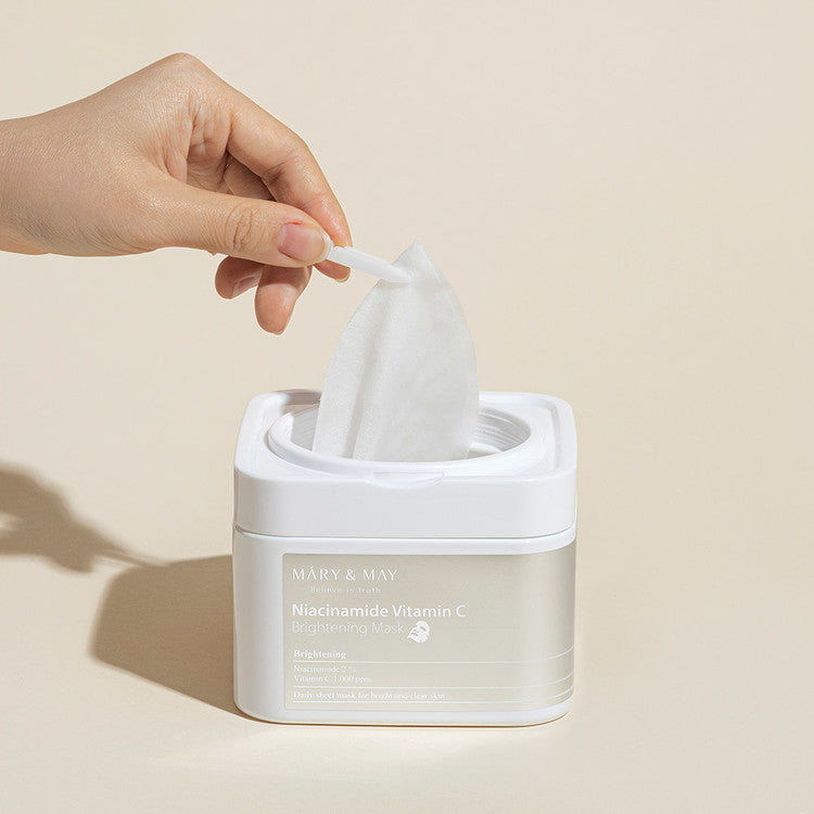 MARY & MAY -NIACINAMIDE VITAMIN C BRIGHTENING MASK