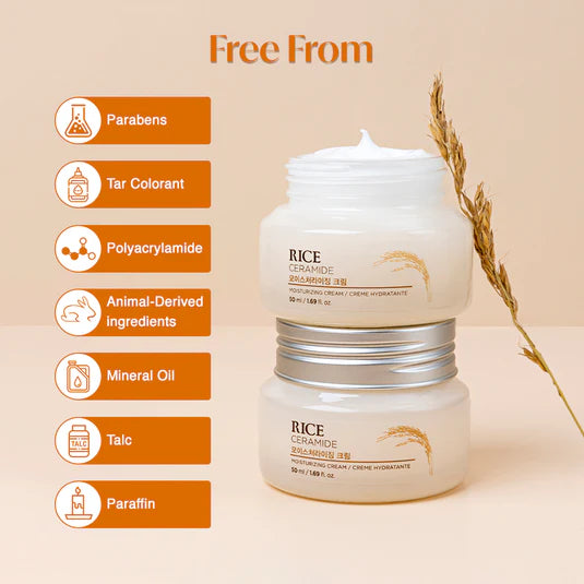 THE FACE SHOP - RICE & CERAMIDE MOISTURIZING CREAM