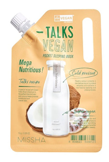 MISSHA - TALKS VEGAN SQUEEZE POCKET SLEEPING MASK (NUTRITIOUS)