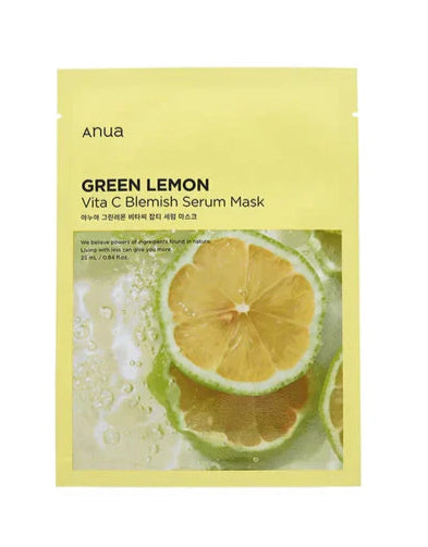 ANUA - GREEN LEMON VITA C BLEMISH SERUM MASK