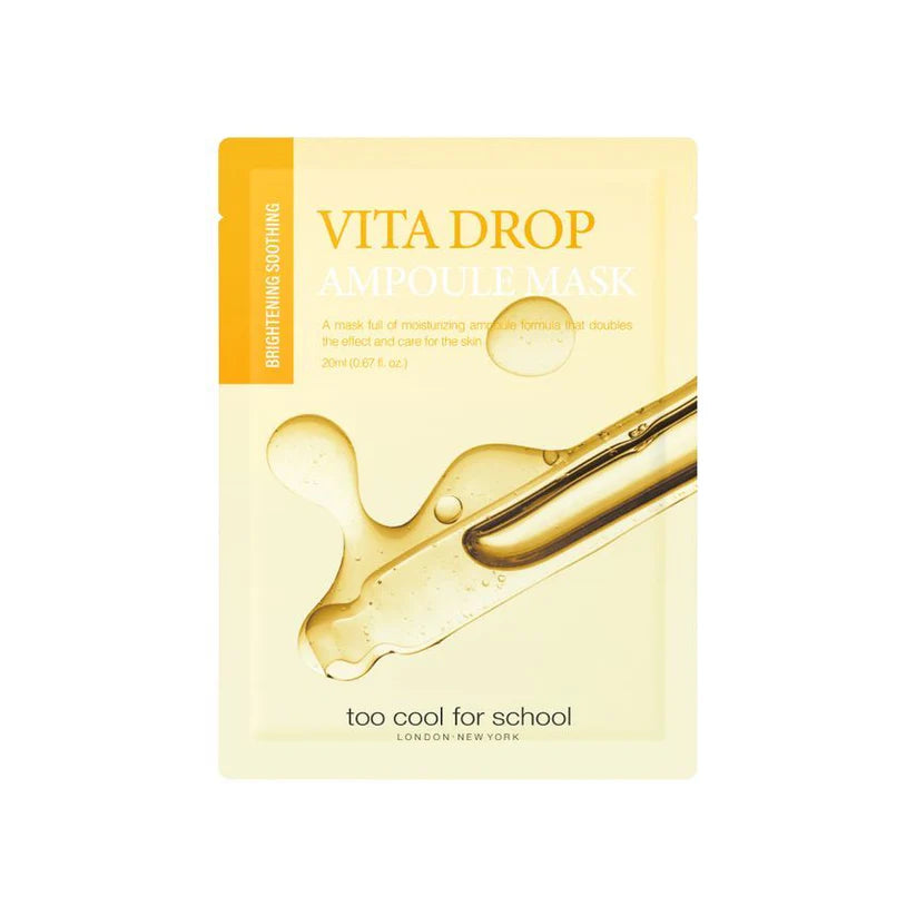 TOO COOL FOR SCHOOL - VITA DROP AMPOULE MASK BRIGHTENING SOOTHING