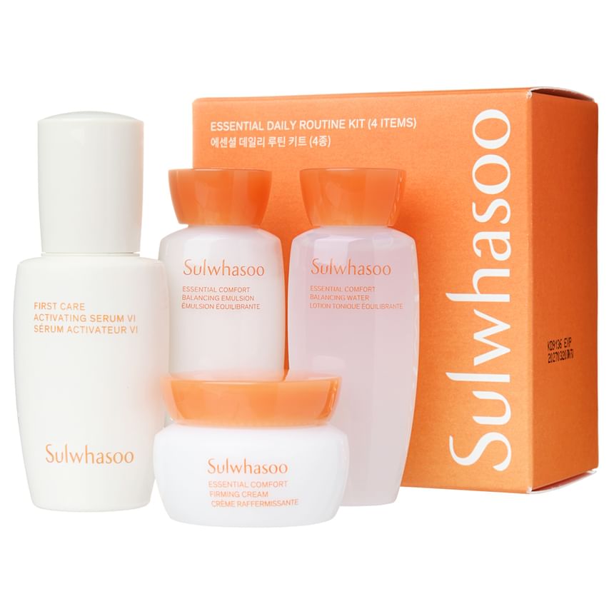 SULWHASOO - ESSENTIAL DAILY ROUTINE KIT 4 PCS