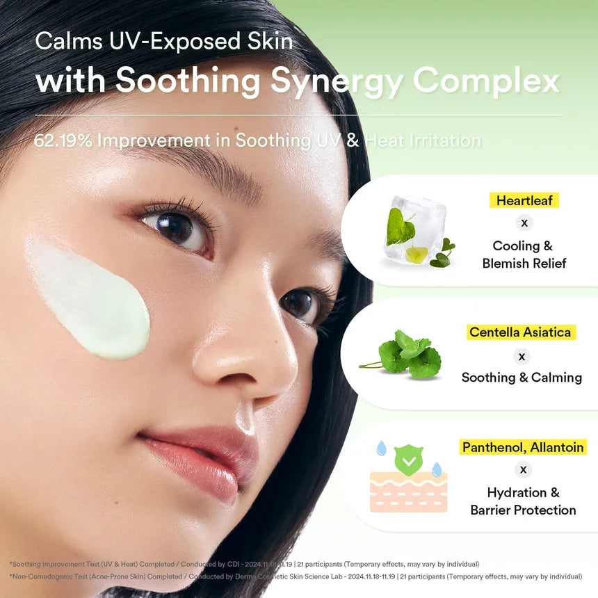 ABIB - HEARTLEAF MILD SUNSCREEN RELIEF TUBE