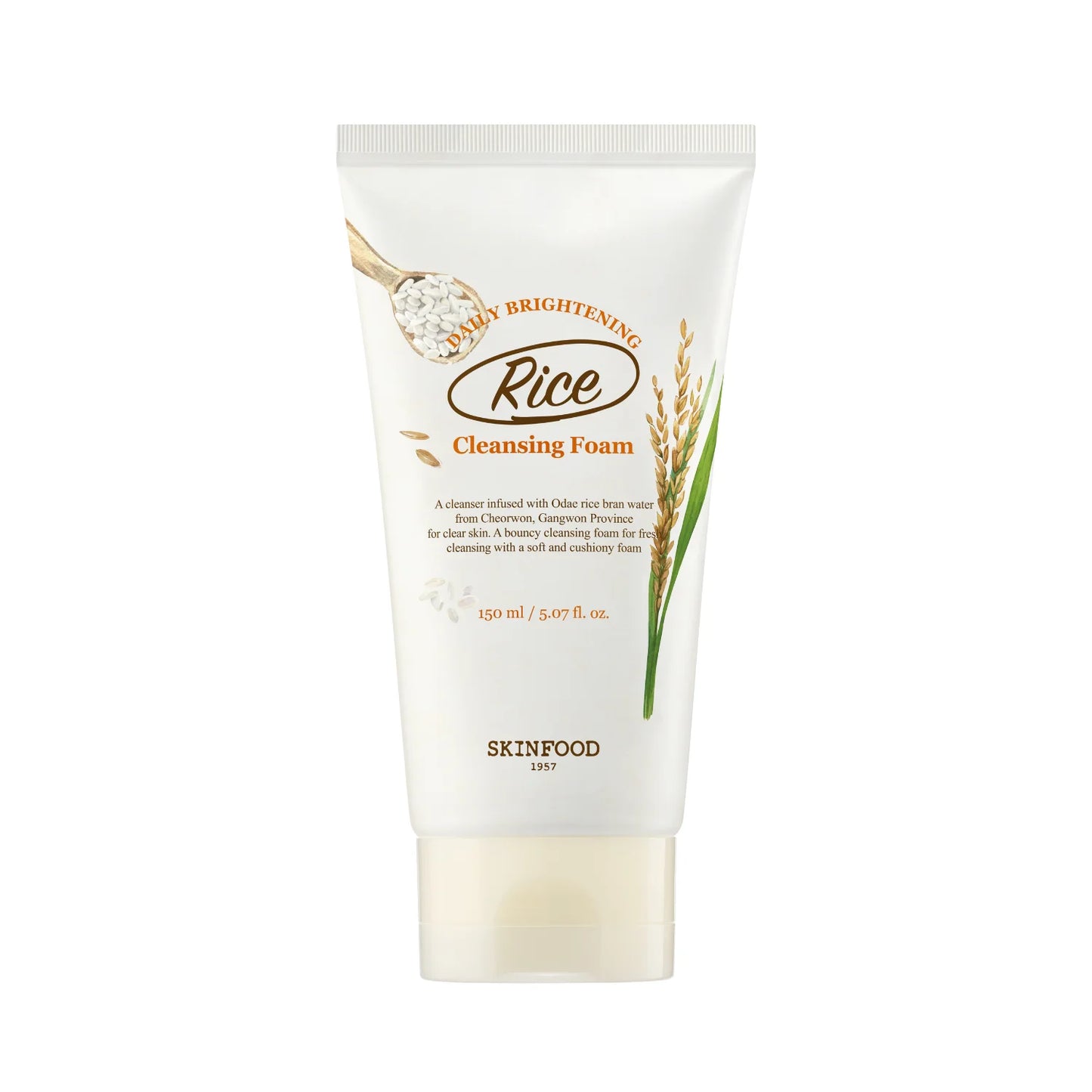 SKINFOOD - RICE DAILY BRIGHTENING CLEANSING FOAM