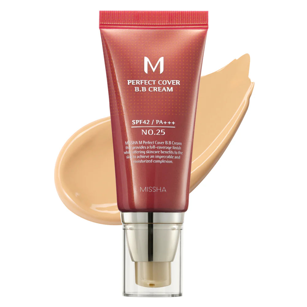 MISSHA - PERFECT COVER BB CREAM #25 WARM BEIGE