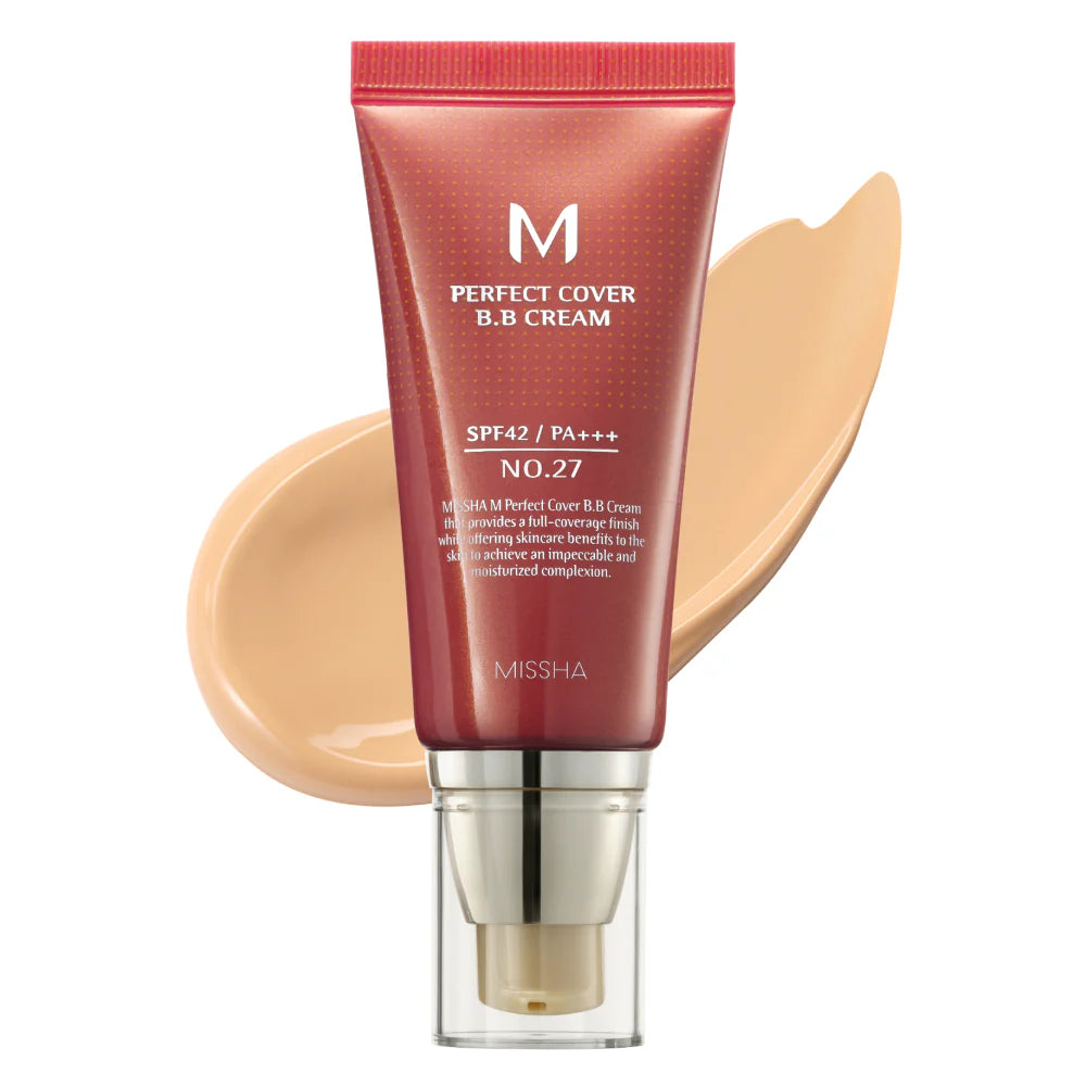 MISSHA - PERFECT COVER BB CREAM #27 HONEY BEIGE