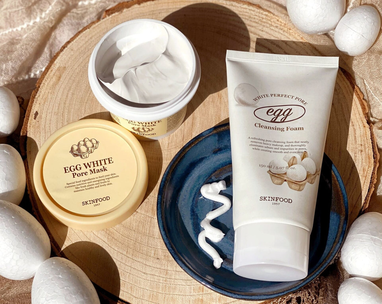SKINFOOD - EGG WHITE PERFECT PORE CLEANSING FOAM