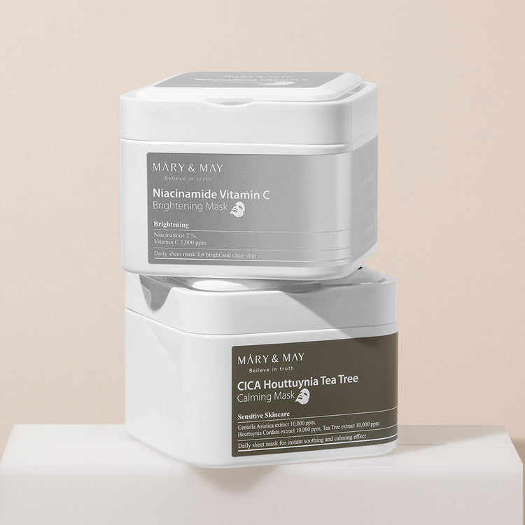 MARY & MAY -NIACINAMIDE VITAMIN C BRIGHTENING MASK