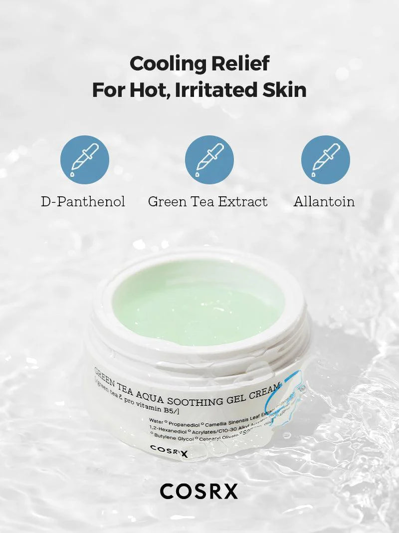 COSRX - GREEN TEA SOOTHING GEL CREAM