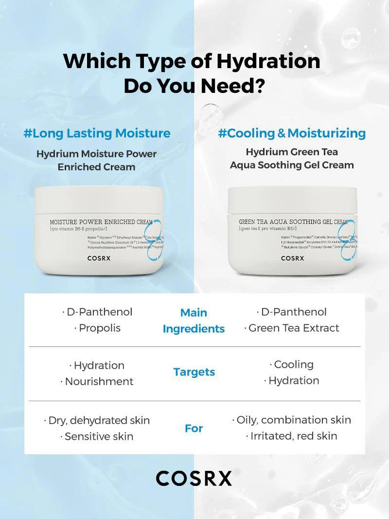 COSRX - GREEN TEA SOOTHING GEL CREAM