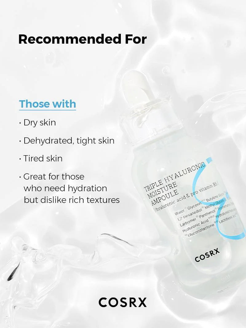 COSRX - TRIPLE HYALURONIQUE MOISTURIZING AMPOULE