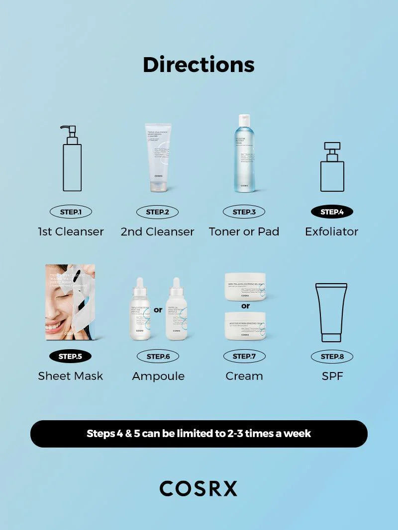 COSRX - TRIPLE HYALURONIQUE MOISTURIZING AMPOULE