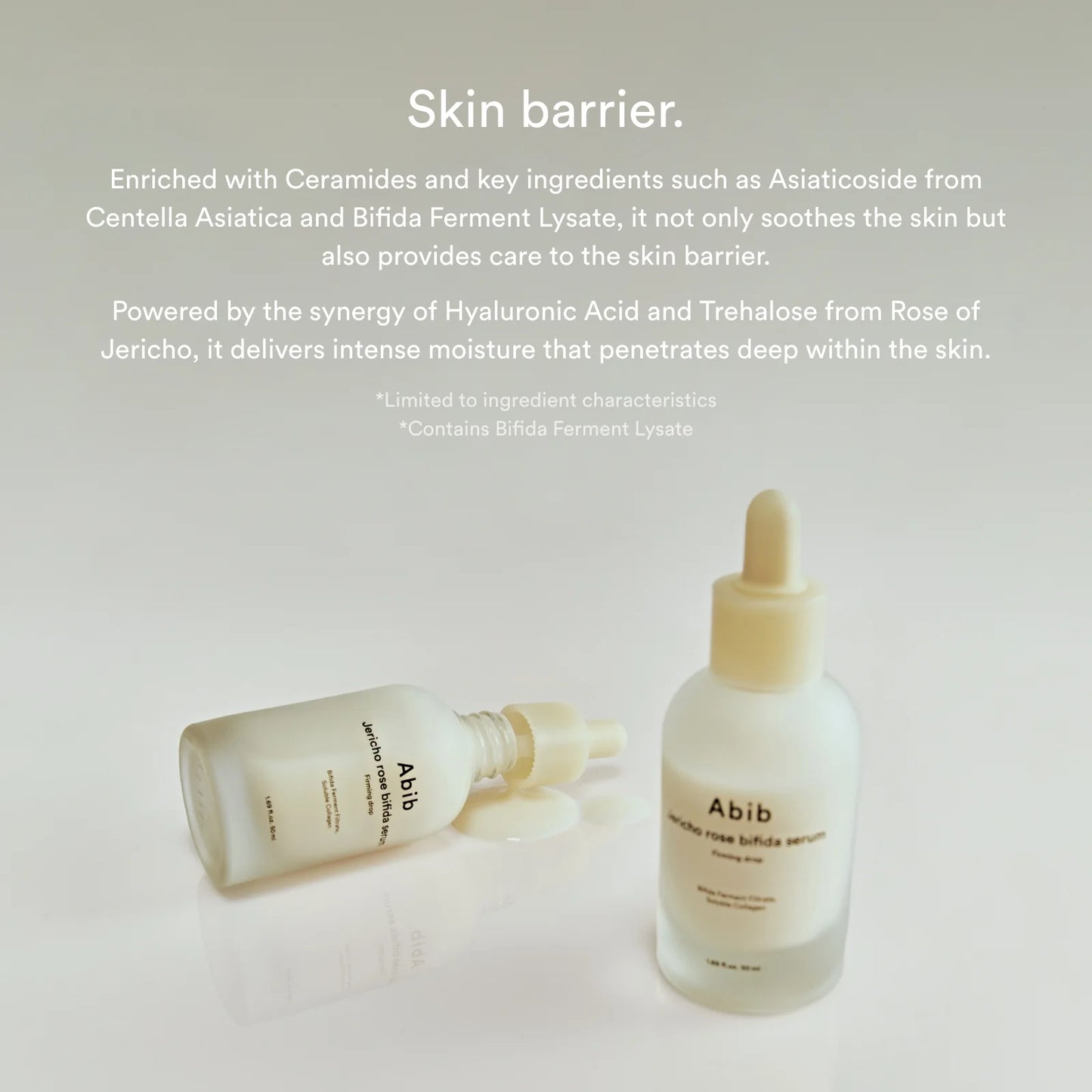 Réparez et protégez votre peau avec Abib Jericho Rose Bifida Serum, idéal pour un usage quotidien, chez Sakura Bloom à Morges.