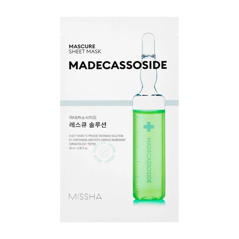 MISSHA - MADECASSOSIDE - MASCURE RESCUE SOLUTION MASK