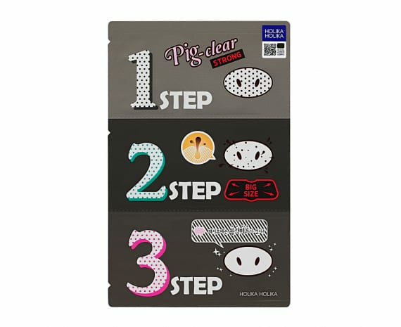 HOLIKAHOLIKA - PIG CLEAR BLACK HEAD 3-STEP KIT STRONG