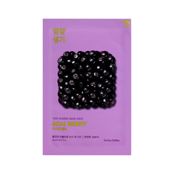 HOLIKAHOLIKA - PURE ESSENCE MASK SHEET ACAI BERRY