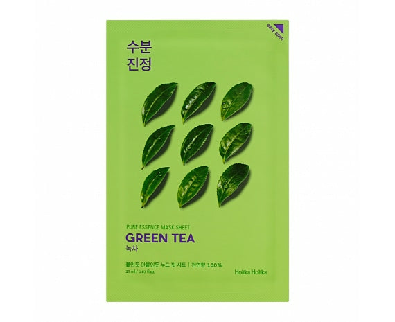 HOLIKAHOLIKA - PURE ESSENCE MASK SHEET GREEN TEA