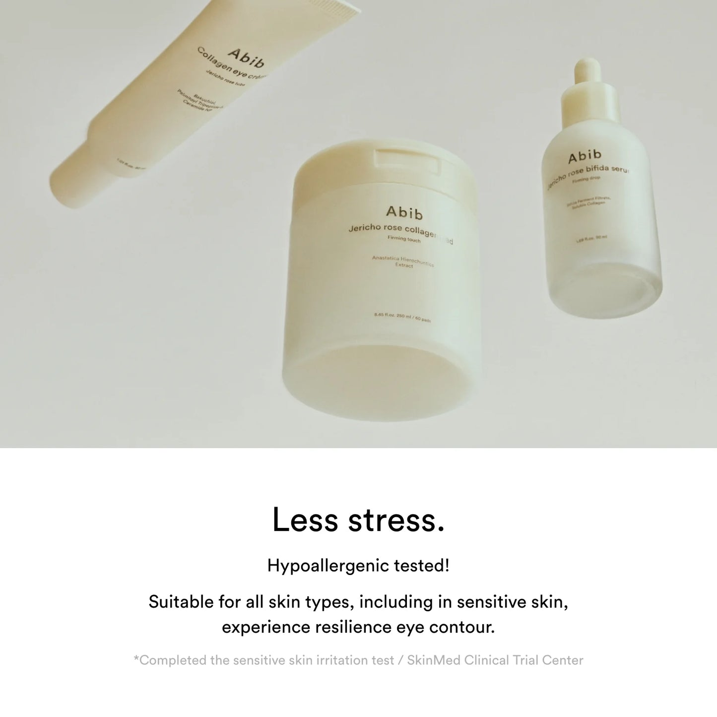 Formule douce pour peaux sensibles avec Abib Collagen Eye Cream, à acheter chez Sakura Bloom Morges.