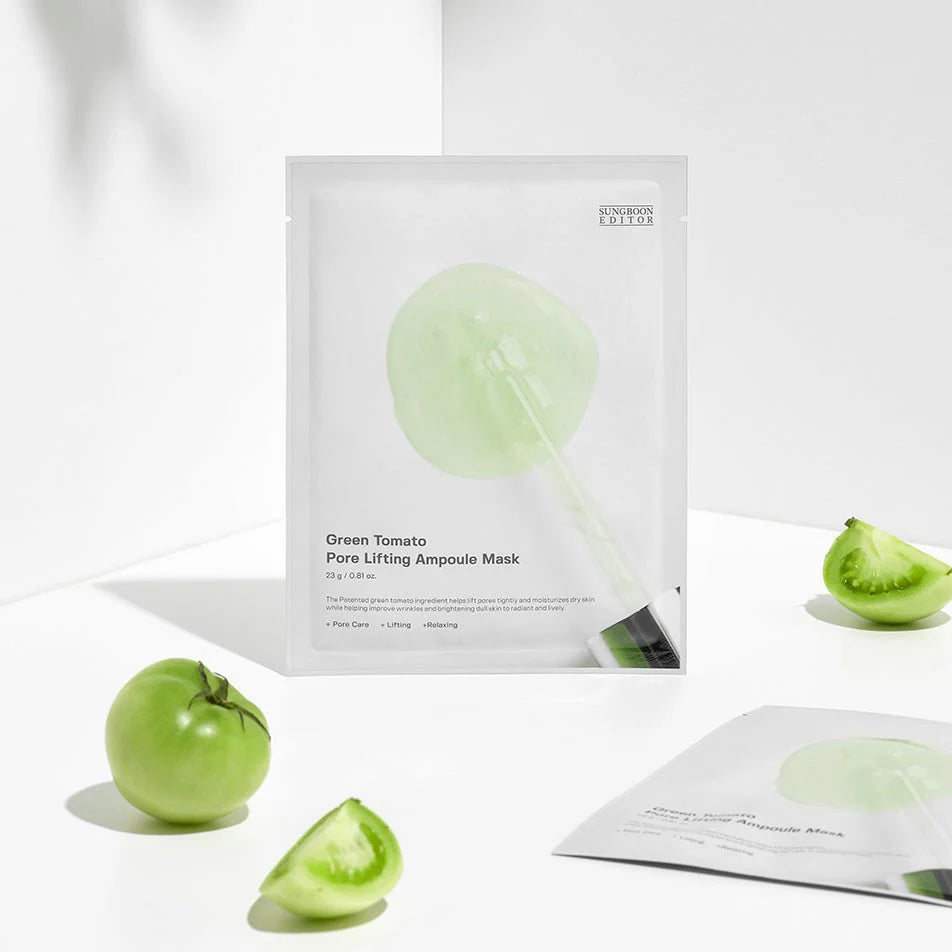 SUNGBOON EDITOR - GREEN TOMATO PORE LIFTING AMPOULE MASK