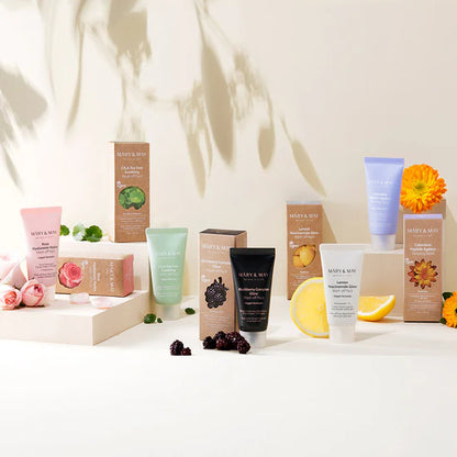 MARY & MAY - VEGAN WASH OFF MASK MINI GIFT SET 5 PCS (Coffret découverte de 5 masques)