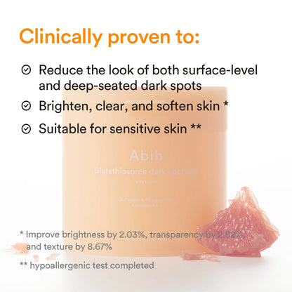 ABIB - GLUTATHIOSOME DARK SPOT PAD VITA TOUCH (60ea)