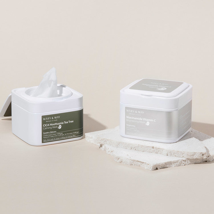 MARY & MAY - CICA HOUTTUYNIA TEA TREE CALMING MASK