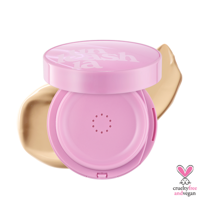 UNLEASHIA - DON'T TOUCH GLASS PINK CUSHION 25N