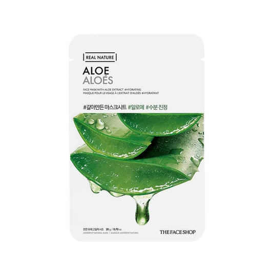 THE FACE SHOP - REAL NATURE FACE MASK WITH ALOE EXTRACT