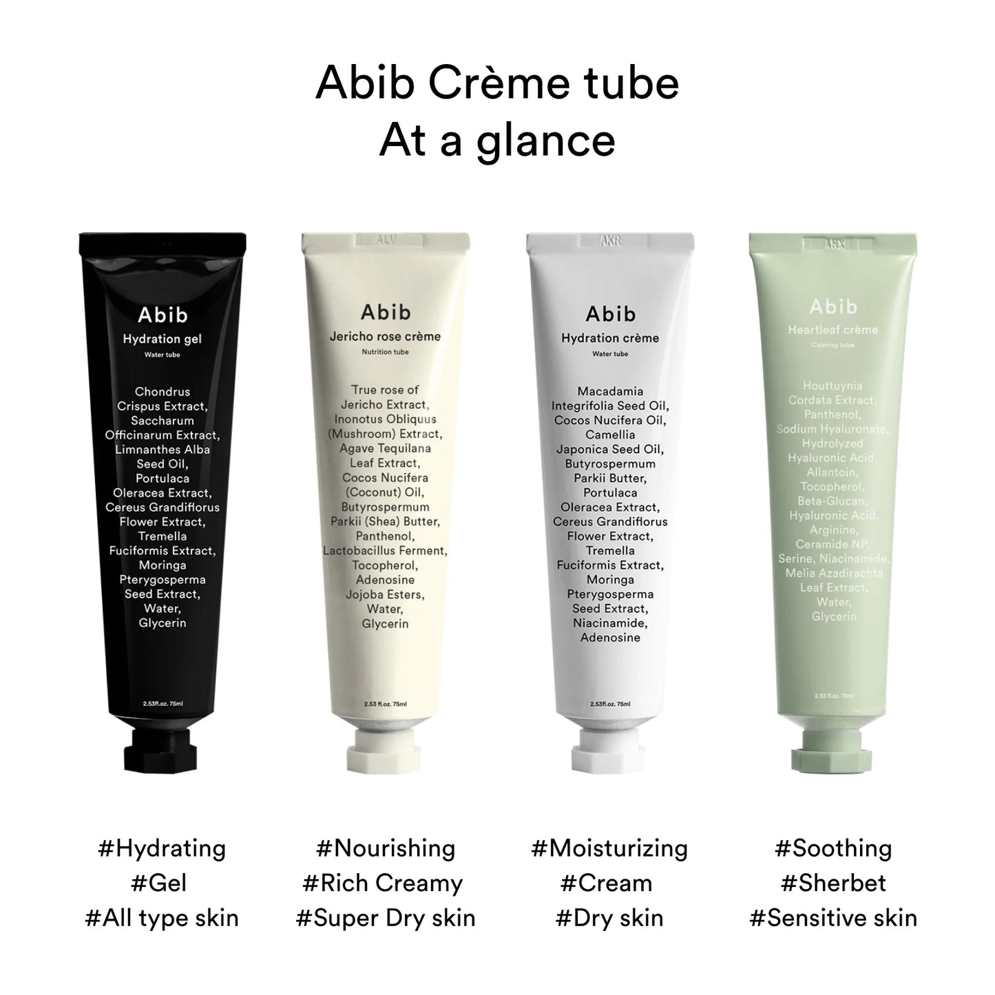 ABIB - HEARTLEAF CREME CALMING TUBE