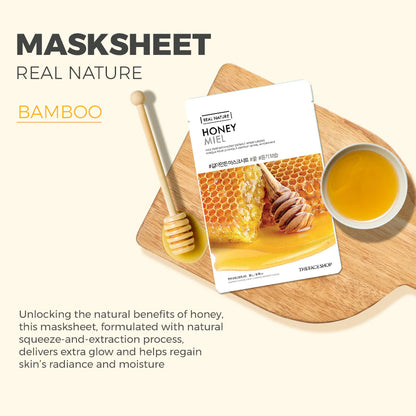 THE FACE SHOP - REAL NATURE FACE MASK WITH HONEY EXTRACT