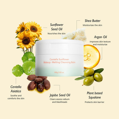 HARUHARU WONDER - CENTELLA SUNFLOWER MAKEUP-MELTING CLEANSING BALM
