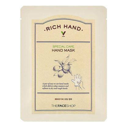 THE FACE SHOP - RICH HAND V SPECIAL CARE HAND MASK