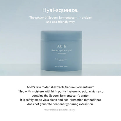 SEDUM HYALURON PAD HYDRATING TOUCH (75ea)