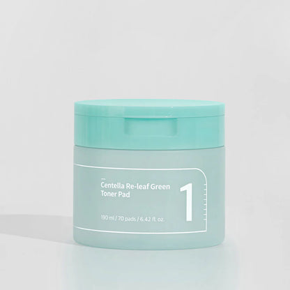 NUMBUZ:N - NO1 CENTELLA RE-LEAF GREEN TONER PAD