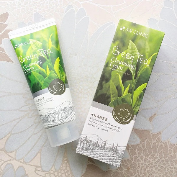 3W CLINIC - GREEN TEA CLEANSING FOAM