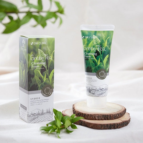 3W CLINIC - GREEN TEA CLEANSING FOAM
